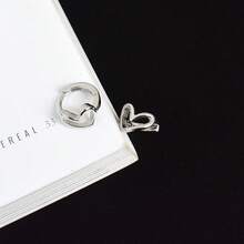 Cercei din argint 925 în formă de inimă, design elegant și minimalist, potriviți pentru fețe rotunde, bijuterii personalizate, purtare zilnică/pentru petrecere, cadou pentru Ziua Îndrăgostiților, ziua de naștere, aniversare