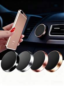 Mini Magnetic Car Phone Holder-Universal Dashboard And Vent Magnet Holder For IPhone And Android Devices, 360 ° Rotation, For Hands-Free Navigation, Calls And Video Viewing, The Best Gift For Women-Perfect Gift For Mothers, Girlfriends, Friends, Colleagues And Technology Lovers, Suitable For All Occasions: Birthday, Christmas, Valentine's Day,