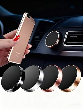 Mini Magnetic Car Phone Holder - Universal Dashboard & Air Vent Magnetic Mount, Compatible With IPhone And Android Devices, 360° Rotation, Convenient Hands-Free Navigation, Calling And Video Watching, Best Gift For Women - Perfect Gift For Mother, Girlfriend, Friend, Coworker And Tech Enthusiast, Suitable For Various Occasions: Birthday, Christmas, Valentine's Day.