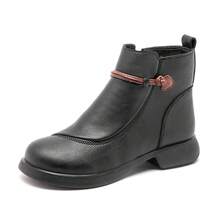 Women Flats - Black (wool) - View 1