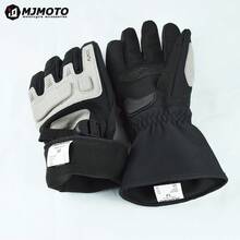 MJMOTO 粉色女式冬季摩托车手套防风防水摩托车骑行手套触摸屏越野摩托车手套 - A - 查看 12