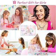 VASA NAMA PCS Kit para Hacer Pulseras Niña, Pulseras niña manualidades, Kit de fabricación de pulseras de abalorios, Regalo de niña Kit Artesanía Pulsera para Niñas Regalo para Año Nuevo, Cumpleaños, Navidad, a Niñas 5-13 Años - 1 - Ver 7