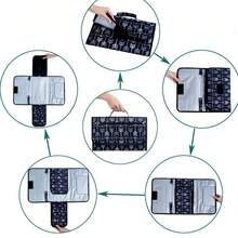 Bolso cambiador de pañales para viajes al aire libre, regalo para bebé recién nacido, cambiador portátil de viaje, alfombra cambiadora de pañales para bebé con bolsillo para toallitas, cambiador portátil y resistente al agua para recién nacidos niños y niñas, arcoíris bohemio sol