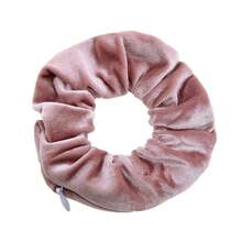 1pc High Elastic Coil Hair Scrunchie With Zipper Stretchy Hair Scrunchies, Suitable For Keys, Cash, Earphones, Lipstick, Brush, Skincare, Phone, Coins, Small Items, Multipurpose For Home, Gifts, Holidays And Festivals ,Hair Ties ,Scrunchy Hair Ties