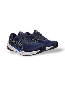 Asics GT-1000 11 男式跑步运动鞋运动透气轻便吸汗多功能纯色标志易于清洗学校日常蓝色 1011B354.403 - 海軍藍 - 查看 4