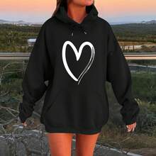 Sweatshirt Casual Long Sleeve Mama Print Hoodies Fall Loose Mom Gift Pullover Tops Sweatshirts With Pockets - oscuro2 - Ver 2