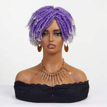 Men's Dreadlock Wig, Costume Wig, Black Dreadlock Braids, Party Wig, Afro Wig, Multi-Color Options, High Hair Volume, Hairpiece For Top Of Head To Add Volume