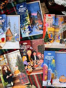 Hârtie Tori pentru scrapbooking, 20 buc/set, serie cu tematică de Crăciun, versatilă pentru jurnalizare, scrapbooking și scris