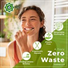 Periuță de dinți 10 buc, periuță de dinți din bambus, periuță de dinți de călătorie, periuță de dinți de unică folosință cu peri super moi pentru dinți și gingii sensibile, mâner din lemn pentru curățare profundă și îngrijire orală, acasă, baie, înapoi la școală, călătorie, pachet familial