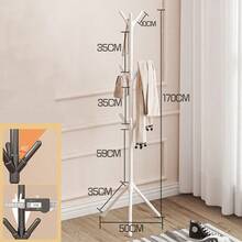 Prosty nowoczesny wieszak na ubrania, stojący na podłodze, prosty wieszak na ubrania do sypialni, domowy stojak na ubrania