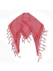 1pc Lightweight Arabic Headscarf Shawl Scarf Wrap And 1pc Headband, High-End Windproof Dustproof Warm Neck Gaiter, Suitable For Middle East Travel/Arabic Clothing/Boho Fashion - Beard Scarf + Beardless Headband - View 19