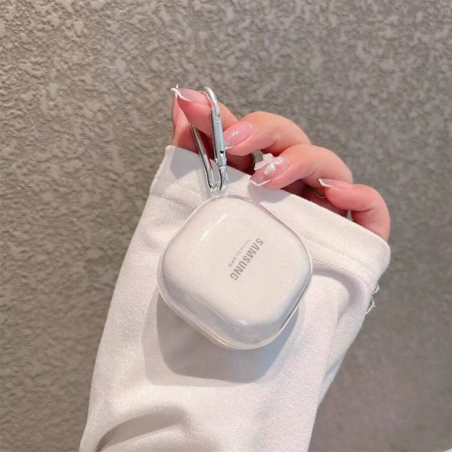 3 件套透明保护壳，适用于三星 Galaxy Buds Live/Pro/2/2Pro/FE 耳机 - 彩色 - 查看 1