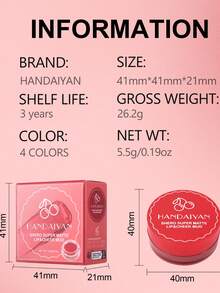 HANDAIYAN Lápiz labial 2 en 1, color de larga duración, textura de terciopelo mate, fácil de aplicar, uso dual para labios y mejillas, ideal para volver a la escuela, viajes al campus, vacaciones, fiestas en el campus, Halloween, Navidad y otras ocasiones - Multicolor - Ver 9