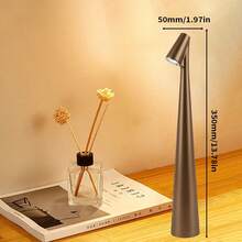 1pc/2pcs Wireless Rechargeable LED Elegant Desk Lamp, 3-Level Adjustable Brightness, Non-Slip Base, Suitable For Dining Room, Living Room, Study Or Bedroom Home Decor - Multicolor - View 17