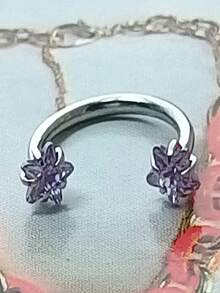 1 Stück Nasenring aus Edelstahl mit Strass Stern, unisex minimalistischer Nasenpiercing Schmuck, Titan Körperschmuck für Partys, Geschenk für Freunde