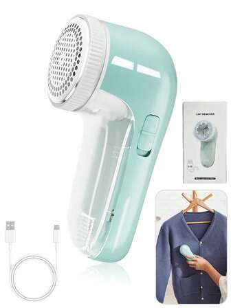 Electric Hair Removal Ball Machine, Fabric Shaver, Clothing Lint Remover, Electric Lint Remover With 3 Blades, Sweater Shaver For Clothing Fur Removal, Sofa, Fuse, Fur Ball, Fur, USB Rechargeable