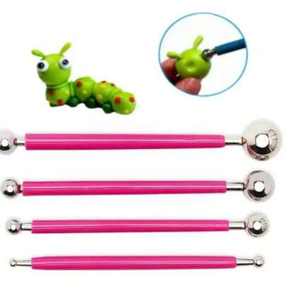 Kit Boleador Metal com 4 peças/ 8 ponteiras diferentes  P,M,G,GG Patchwork