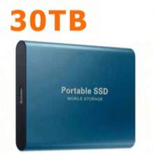Supporte une capacité de 30 To Disque dur portable carré Disque SSD portable Boîtier de stockage de données USB Disque dur externe portable