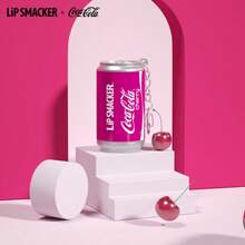 LIP SMACKER 可口可乐合作罐装润唇膏，水果汽水味，保湿滋养唇彩，彩色润唇膏，适合送给朋友和家人，带挂链，圣诞礼物 - LIPSMACKER - 櫻桃可樂味 - 查看 5