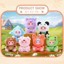 1pc Amy Sweet Little Chef Series Doll Box, Large Eyes Plush Doll, Home Decor Animal | Cute Animal Figurine | Charming Design, Suitable For Birthday, Collection, Surprise Gift, Valentine's Day, Christmas And Holiday Gifts (Hair Color, Eye Color And Eye Shadow Color Are Random, Style Will Be Shipped Randomly)