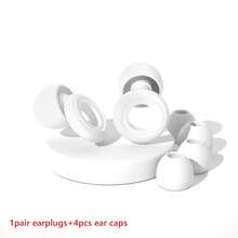 1set Noise Cancelling Sleep Ear Plugs For Adults - Flexible Silicone, Ultra Comfortable & Reusable For Nightly Use, Travel & Relaxation - Multicolor - View 13