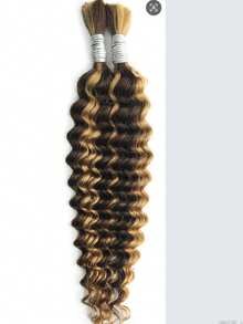 Eulisi 夹式接发真人发，60% 女士夹式接发，天然真人发，18 英寸 135 克 8 件，1 根墨黑色直发。真人发辫，适用于波西米亚风辫子，深水波浪，散装真人发 110 克，14-30 英寸卷发，适用于波西米亚风辫子接发，无纬 12A 湿发和波浪发，2 捆/包，自然色，P4/27#，99J#，27#，4#， - 黑色 - 查看 45