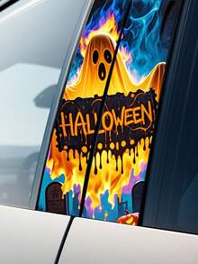2 Buah Stiker Pilar B Mobil Vinyl Kustom, Decal Pilar Pintu yang Dipersonalisasi, Grafis Kendaraan Anime, Dekorasi Eksterior Bodi Serat Karbon untuk Sedan dan SUV - MultiWarna - View 5