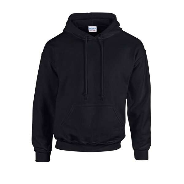 Gildan Unisex Adult Heavy Blend Hoodie (Black) - 50% Cotton/50% Polyester - 270gsm - (FK2773)