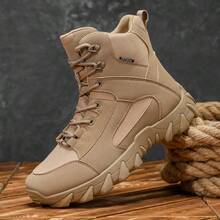 户外徒步鞋，露营沙漠靴，耐用军用作战靴，舒适高帮鞋，时尚男士新款三角Delta登山鞋，战场训练军靴