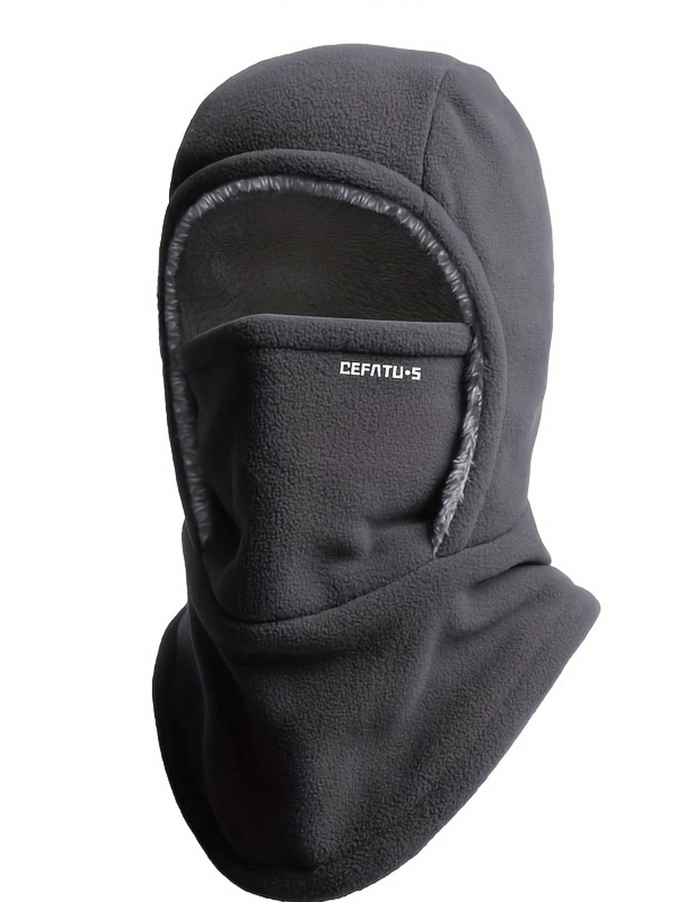 1pc Winter Warm Balaclava Ski Mask, Thick Material, Face Covering Ear Warmer, Windproof, Suitable For Cycling, Running, Skiing, Fishing, Outdoor Activities And Work, Unisex - Multicolor - View 1