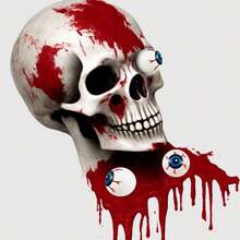 20pcs Halloween Eyeball Decorations, Plastic Horror Small Props & Accessories - Multicolor - View 4