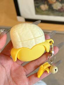 1个3D香蕉耳机盒+配套配件，兼容苹果1/2/3代、苹果4代、苹果Pro、苹果Pro第二代（不含耳机）