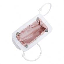 Women's Small Cloud Bag Gold Color Shoulder Strap Party Club Wedding - 白色 - View 4