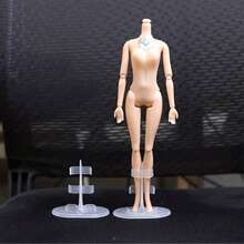 娃娃立架配件，娃娃支架，可调节卡腰支架，立式展示架固定支架，适用于家庭客厅办公室装饰，母亲节新年复活节礼物 - 彩色 - 查看 4