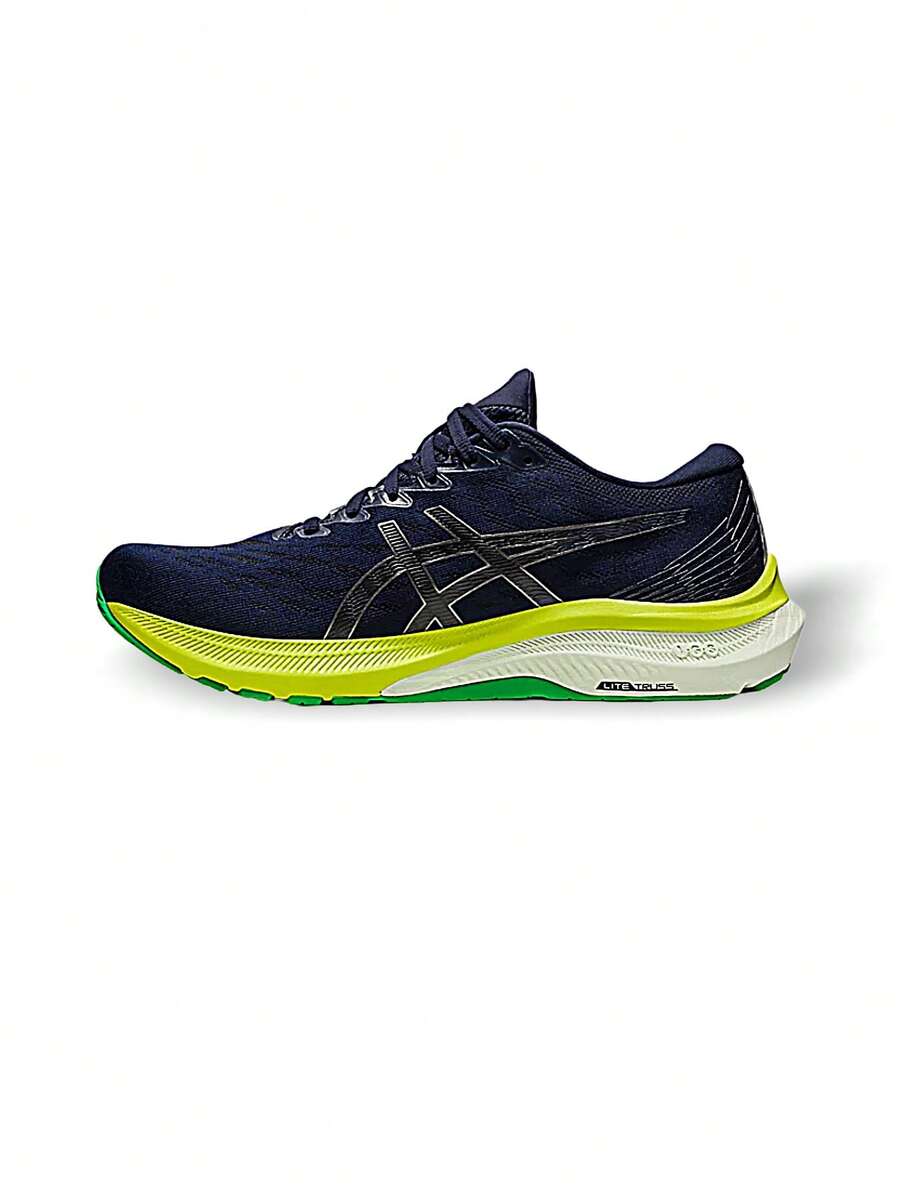 Giày chạy bộ thể thao Asics GT-2000 11 dành cho nam, thoáng khí, nhẹ, thấm hút mồ hôi, đa năng, logo trơn, dễ giặt, đi học hàng ngày, màu xanh lam 1011B441.403 - Hải quân - Xem 1