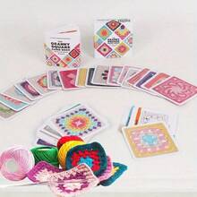 50 Granny Square Crochet Cards Set - Detailed Step-By-Step Instructions And Patterns, Exclusive To Handmade DIY Knitters, Perfect Gift For The Holidays! - 50 Models/1 Set - View 8