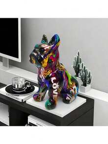 قطعة واحدة - تمثال بلدوج - نحت كلب من الراتنج لديكور المنزل والمتجر، هدية مثالية لعيد الميلاد ورأس السنة (قد تكون بعض الأجزاء عشوائية)، ضروريات العطلات، الخريف، ، عيد الميلاد، الكرنفال، اليوم الوطني، الخريف، عيد الاستقلال (سيتم شحن نمط عشوائي)