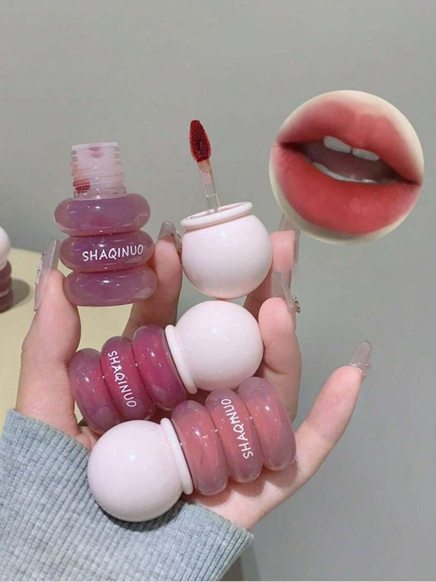 SHAQINUO Matte Allure Liquid Lipstick- Long Lasting Lipstick Nourishing Liquid Lipstick Beauty Makeup Cosmetic For Women Girls Perfect For Fall Winter Ideal For Y2K Fancy Fashion Suitable For Birthday Present Halloween Party Ready Best Color - 彩色 - 查看 1