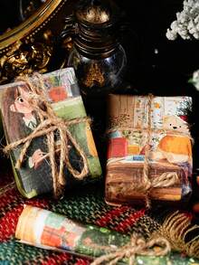 Hârtie Tori pentru scrapbooking, 20 buc/set, serie cu tematică de Crăciun, versatilă pentru jurnalizare, scrapbooking și scris