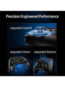 Lenovo Tay cầm chơi game đa năng S07 Cắm và chạy Tiện lợi Trải nghiệm rung kép Thiết kế công thái học Hoàn thiện chống mài mòn Hiệu suất lâu dài Màu đen - màu đen - Xem 2