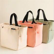 RKSUD Oxford Cloth Portable Insulated Lunch Bag, Thickened Waterproof & Oil-Proof, Large Capacity, Handheld Lunch Box Bag For Work, Commute, School, Picnic - Multicolor - View 2