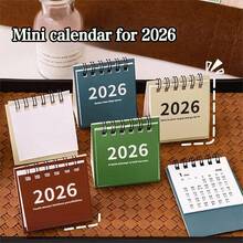 4 Mini Desk Calendars For 2026, Simple Desk Calendar, Monthly Calendar, Check-In Countdown Plan, Creative Desktop Ornaments, Mini Portable Calendar, Desktop Ornament Check-In Plan, Mini Desk Calendar - one-size - View 3