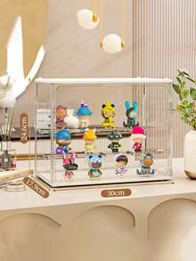 亚克力展示盒，防水透明展示盒，可拆卸亚克力收纳盒，防尘展示柜，多功能收藏品收纳盒，家居装饰，公寓必备，办公室，酒店，桌面装饰，返校季，节日必备（不含摆件）