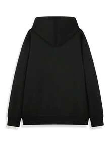 1pc Women'S Halloween Hoodie - I'm A Good  Graphic Print, Cozy Pullover With Cartoon Character Design, Casual & Comfortable Fit For All Seasonsfall Hoodies,Men's Fall Clothes,Street Wear,Halloween,Mens Hoodies,Y2k Clothes,Jesus Hoodie,Thanksgiving Day,Nightmare Before Christmas,Christmas,Basics,Christmas Sweatshirt,Thanksgiving Outfit Men,,Christmas Clothes,Winter Clothes For Men,Men Gifts - màu đen - Xem 2