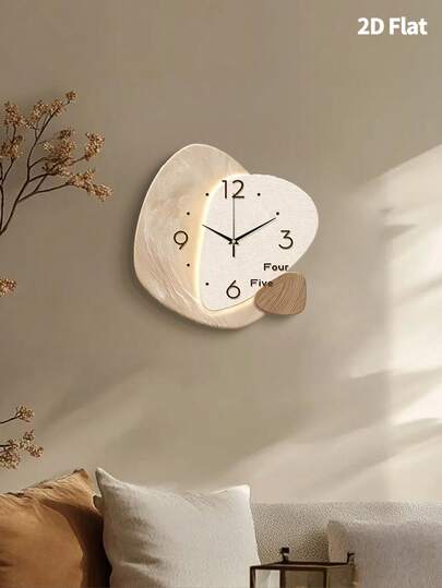 1pc 12inch/16inch Abstract Art Creative ation Of Planets Wand Clock, Super Quiet Quartz Movement, No Ticking Sound, Room ation, Home Living Bedroom Classroom Kitchen Office view 11