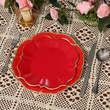 10 Stücke/30 Stücke/50 Stücke 23 cm Weihnachts-Mittagsteller - Pappteller für Geburtstage, Babypartys, Weihnachten, Hochzeiten und Bridal-Shower