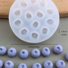 1pc Blueberry, Raspberry, Blackberry Silicone Mold - 彩色 - 查看 3