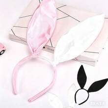 1 Phụ kiện trang phục băng đô tai thỏ gợi cảm, đạo cụ trang trí tiệc, quà tặng sinh nhật/lễ Phục sinh/halloween/giáng sinh - Xám - Xem 6
