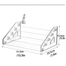 1 pieza Organizador de escritorio multifuncional con 2 cajones a prueba de polvo - Caja de almacenamiento apilable de polipropileno para cosméticos, papelería, accesorios - Gabinete de suministros de laboratorio para lápiz labial, base líquida, brochas de maquillaje, control remoto - Esencial para dormitorio de estudiante