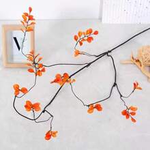 3 Pieces, Artificial Banyan Leaves, Long Stems - Great For Flower Arranging, Home Office - Can Be Used As Vase Fillers And Bouquets - Perfect Home Decor, Office Decor, Mother's Day Gift, Valentine's Day, Easter Gift Decoration, Various Table Decorations